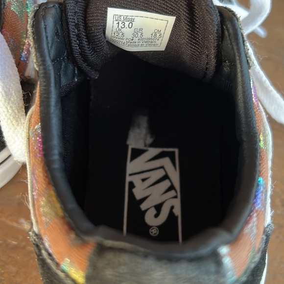 Vans ward low metallic checkerboard sneakers - Picture 9 of 9